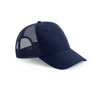 Beechfield Damen / Herren Recycelte Basecap Urbanwear 6 Panel Snapback Truckercap Navy