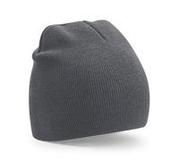 Beechfield Damen/Herren Recycled Original Pull-On Beanie Mütze Wintermütze Grau (Graphite)