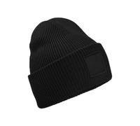 Beechfield B336 Beanie-Mütze mit tiefen Bündchen, Schwarz , Einheitsgröße