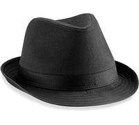 Beechfield Fedora Hut, Large / X-Large,Schwarz