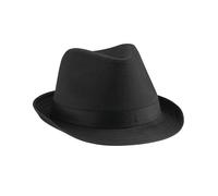 Beechfield - Fedora-Hut für Herren/Damen Unisex (Schwarz) L/XL