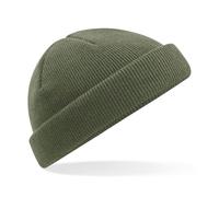 Beechfield Flache Mütze Mini Fisherman Recycled - Olivgrün