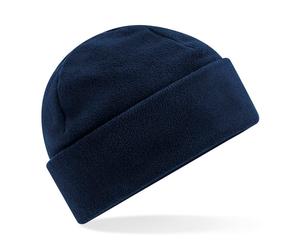 Beechfield Fleecemütze aus recyceltem Polyester Cuffed - Dunkelblau