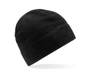 Beechfield Fleecemütze aus recyceltem Polyester Pull-On - Schwarz