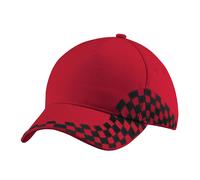 Beechfield - "Grand Prix" Baseball-Mütze (Rot) Einheitsgröße