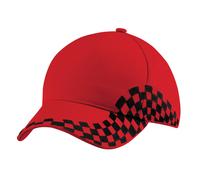 Beechfield - "Grand Prix" Kappe (Rot) Einheitsgröße