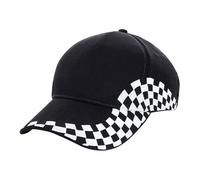 Beechfield - "Grand Prix" Kappe (Schwarz) Einheitsgröße