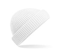 Beechfield B383R Harbour Beanie - White