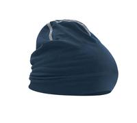 Beechfield - "Hemsedal" Mütze für Herren/Damen Unisex (Dunkelblau/Weiß) Einheitsgröße