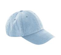 Beechfield Junior Low Profile Vintage Cap - Hellblau