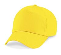 Beechfield Junior Original 5 Panel Cap, Gelb