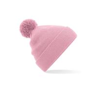 BEECHFIELD JUNIOR ORIGINAL POM POM BEANIE DUSKY PINK