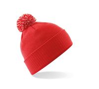 BEECHFIELD JUNIOR SNOWSTAR® BEANIE BRIGHT RED/OFF WHITE