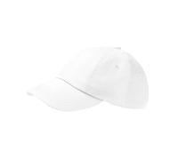 Beechfield - Kappe Niedriges Profil für Herren/Damen Unisex (Weiß) Einheitsgröße