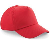 CB10B Beechfield Kinder Kappe Original 5-Panelkappe Bright Red One Size