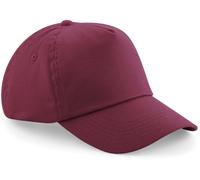 CB10B Beechfield Kinder Kappe Original 5-Panelkappe Burgundy One Size