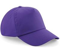 CB10B Beechfield Kinder Kappe Original 5-Panelkappe Purple One Size