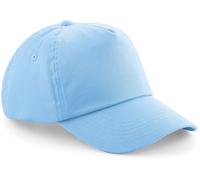 CB10B Beechfield Kinder Kappe Original 5-Panelkappe Sky Blue One Size