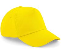 CB10B Beechfield Junior Original 5-Panel Cap Yellow One Size