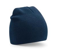 Beechfield Klassische Beanie aus Recycling-Material - Dunkelblau