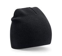 Beechfield Klassische Beanie aus Recycling-Material - Schwarz