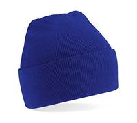 Beechfield Mütze Junior Original Cuffed Beanie Blau Bright Royal One Size