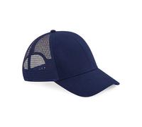 Beechfield Organic Cap mit Kunstoffverschluss aus Bio - Baumwolle Oxford Navy