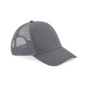 BEECHFIELD ORGANIC COTTON TRUCKER GRAPHITE GREY