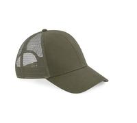 BEECHFIELD ORGANIC COTTON TRUCKER OLIVE GREEN
