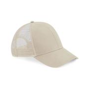 CB60 Beechfield Organic Cotton Trucker Cap Sand One Size