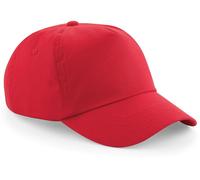 BEECHFIELD ORIGINAL 5 PANEL CAP BRIGHT RED
