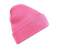 Beechfield Strickmütze CB45 Original Damen mit Bündchen True Pink One Size