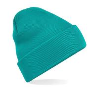 CB45 Beechfield Strickmütze Mütze mit Bündchen Original Emerald One Size
