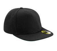 Beechfield - "Original" Snapback Mütze Flacher Schirm (Schwarz) Einheitsgröße