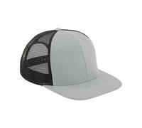 Beechfield - "Original" Trucker Cap Flacher Schirm (Grau/Schwarz) Einheitsgröße