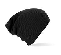 Beechfield Slouch Beanie Mütze - Klassische Strickmütze Slouchy Wintermütze in Einheitsgröße