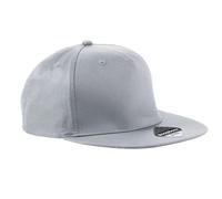 Beechfield - Snapback Mütze Rapper (Hellgrau) Einheitsgröße