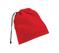 Beechfield - Snood-Kappe Suprafleece für Herren/Damen Unisex (Rot) Einheitsgröße