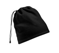 Beechfield - Snood-Kappe Suprafleece für Herren/Damen Unisex (Schwarz) Einheitsgröße