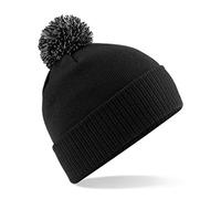 Beechfield Snowstar Duo Beanie COLOUR Black/Graphite SIZE ONE SIZE