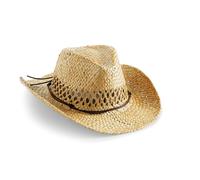 BEECHFIELD STRAW COWBOY HAT NATURAL