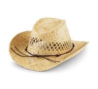 Beechfield Strohhut im Cowboy-Stil - Natural