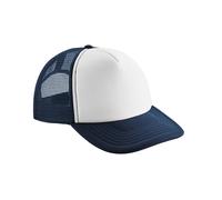 Beechfield - Trucker Cap Snapback für Herren/Damen Unisex (Dunkelblau/Weiß) Einheitsgröße