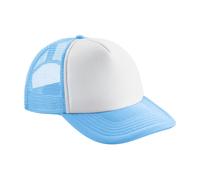 Beechfield - Trucker Cap Snapback (Himmelblau/Weiß) Einheitsgröße