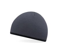 Beechfield - Two-Tone Pull-On Beanie Graphite Grey - Gr. - One Size