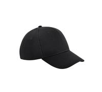 Beechfield - "Ultimate" Kappe 6 Segmente für Herren/Damen Unisex (Schwarz) Einheitsgröße