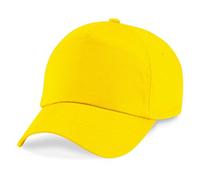 CB10 Beechfield Kappe Original 5-Panel-Kappe Yellow One Size