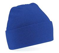 CB45b Beechfield Kinder Strickmütze Original Kinder Mütze mit Bündchen Bright Royal One Size