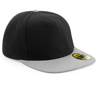 Beechfield Kappe CB660 Original, abgeflachter Scheitel, Snapbackverschluss, Schwarz Einheitsgröße