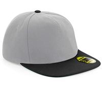 CB660 Beechfield Original Flat Peak Snapback Grey One Size